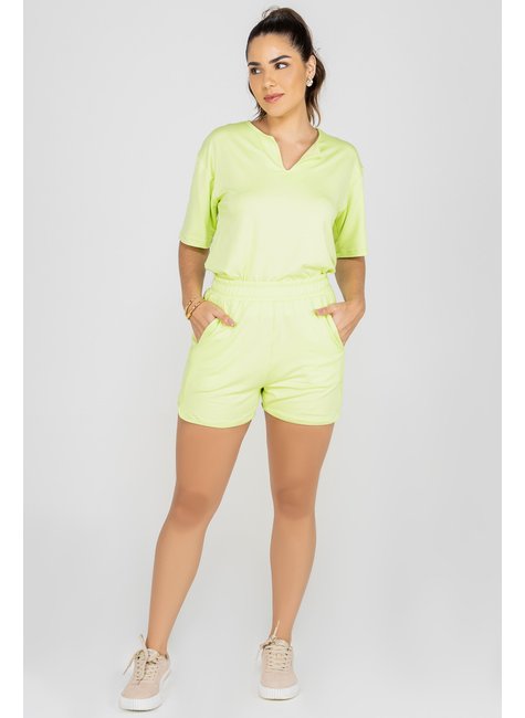 102200 shorts feminino casual nuances verde limao taquion 001