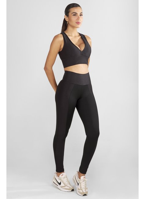 3 102309 calca legging feminina canelada zero transparencia matiz preto taquion