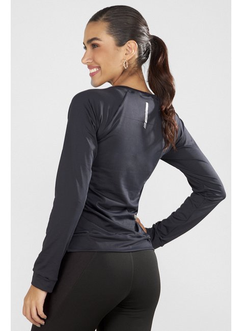 5 102332 blusa manga longa feminina com protecao solar matiz preta taquion