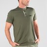 Camiseta Masculina Poliamida Polo Gola Padre Sports Verde Militar