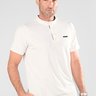 Camiseta Masculina Poliamida Polo Gola Padre Sports Off White