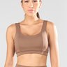 Top Poliamida Fitness Conforto Sports Chocolate