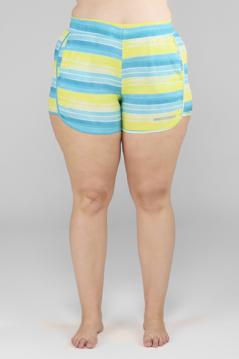 Shorts solto feminino Nuances estampa agave Taquion