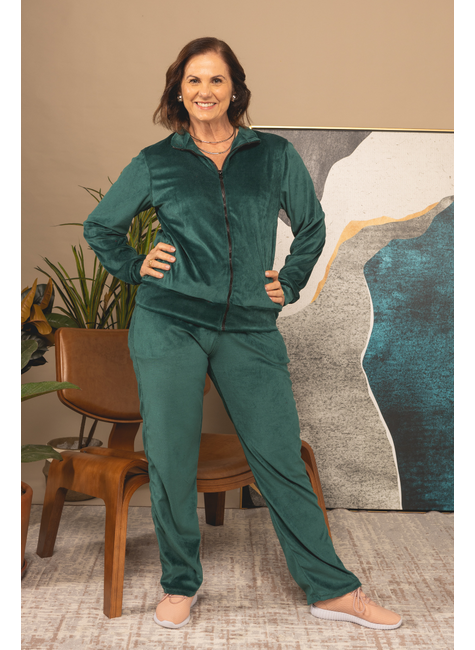 Blusa Moletom Conjunto Moletom Veludo Feminino Jaqueta Feminina