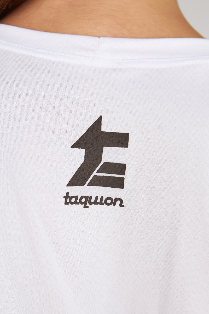 Camiseta feminina poliamida over Origem branco Taquion