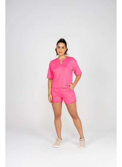 5 102197 blusa feminina casual nuances rosa chiclete taquion