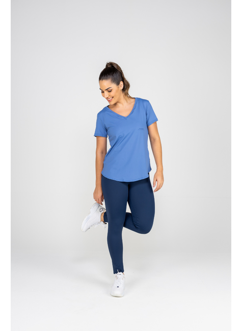 5 102209 camiseta feminina poliamida nuances azul cobalto taquion