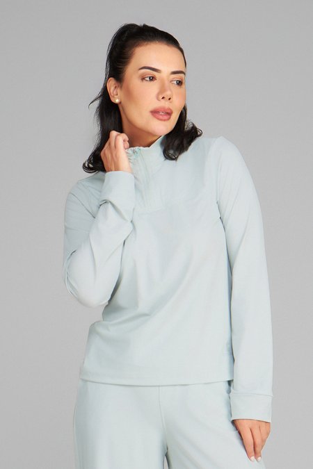 1 102573 blusa manga longa feminina gola alta azul claro taquion